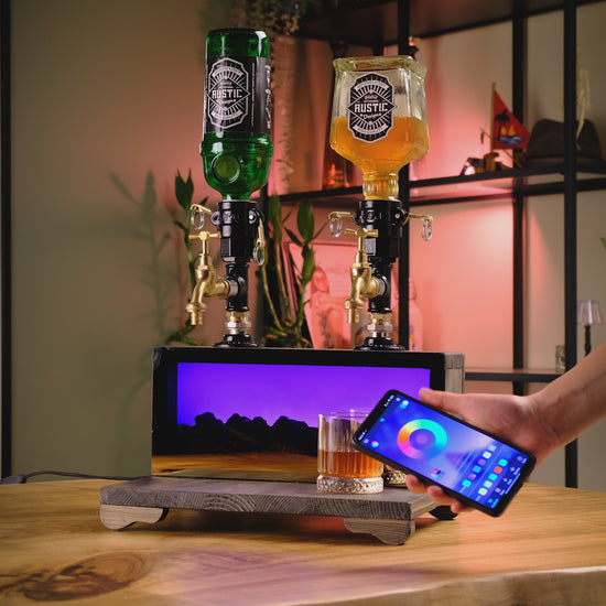 Vintage LED Kamin Spender