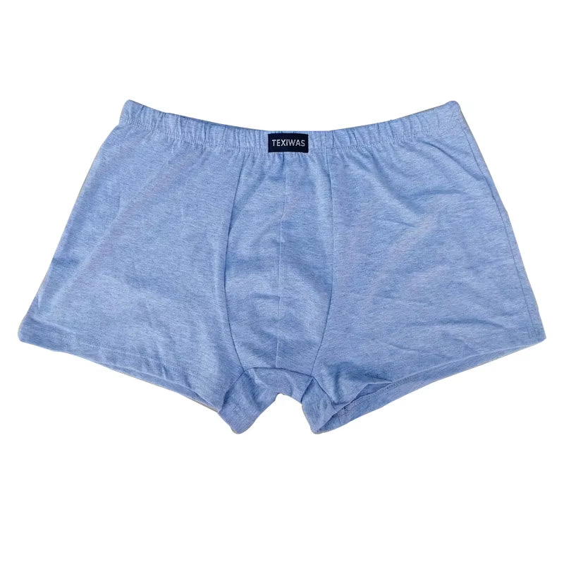 100% Cotton Big Size Underpants Men'S Boxers plus Size Large Size Shorts Breathable Cotton Underwear 5XL 6XL 4Pcs/Lot
