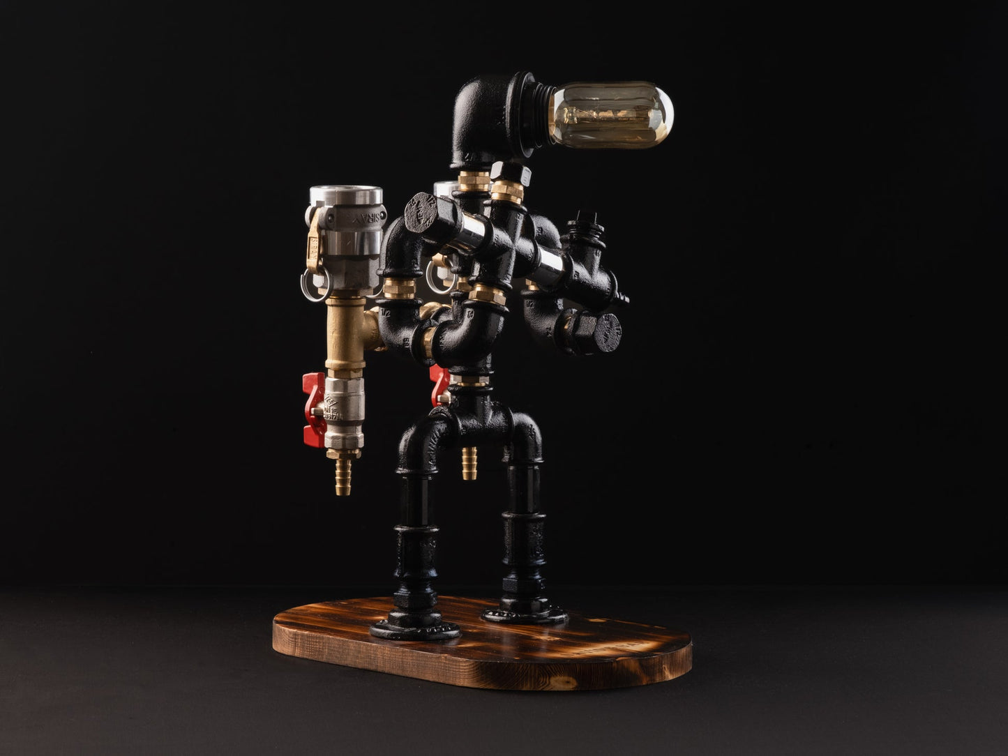 Roboter Cop Spirituosenspender mit Licht