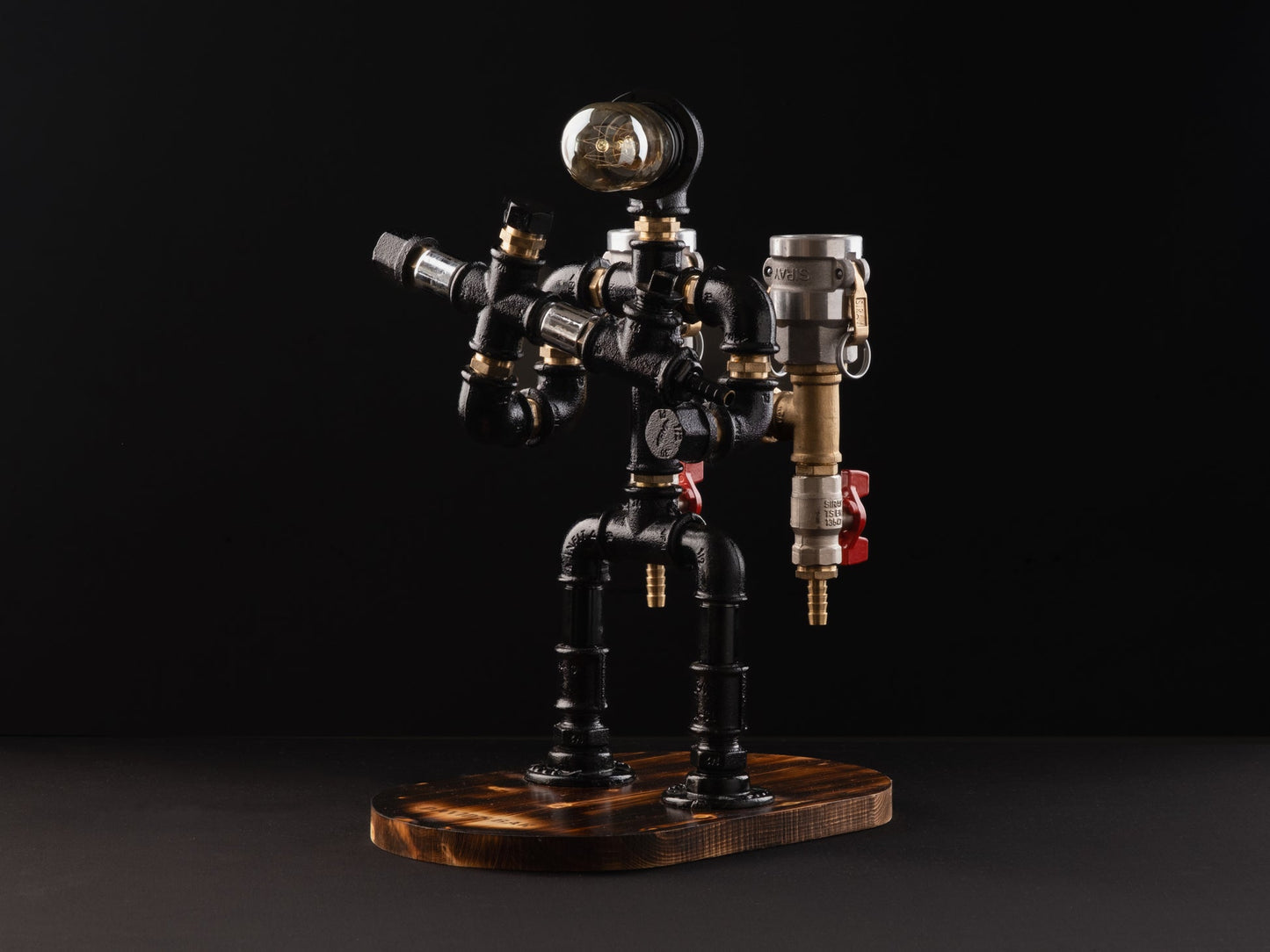 Roboter Cop Spirituosenspender mit Licht