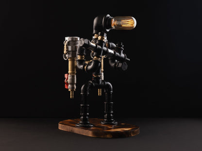 Roboter Cop Spirituosenspender mit Licht