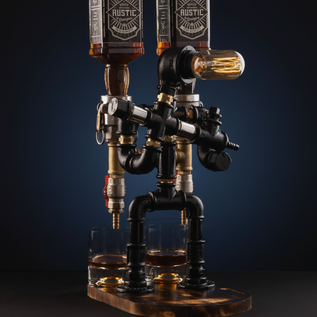 Robot Cop Liquor Dispenser with Light