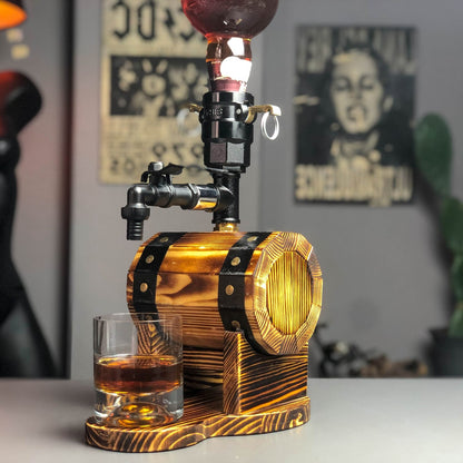 Fass Wasserhahn aus Massivholz