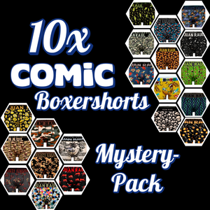 10er Comic Boxershorts Mix-Pack