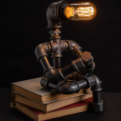 "Bücherwurm" Tischlampe