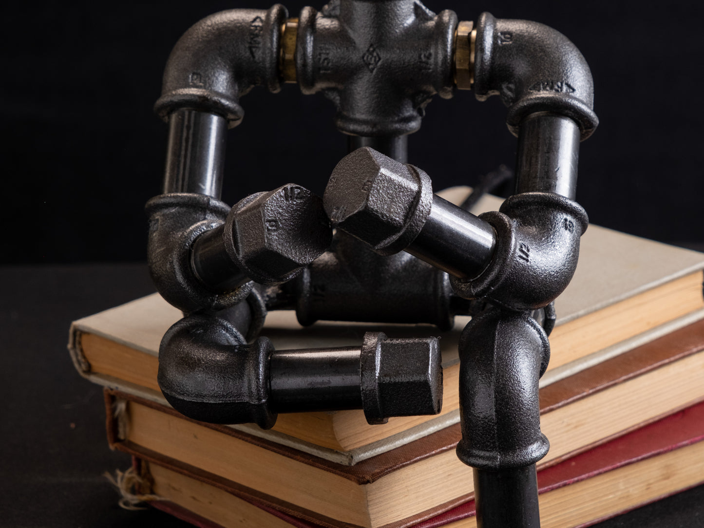 "Bücherwurm" Tischlampe