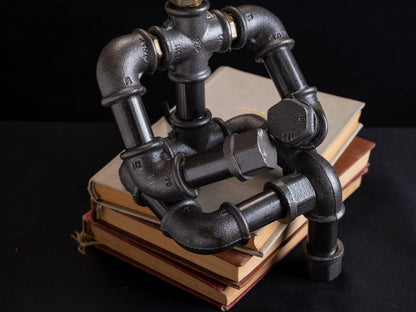 "Bücherwurm" Tischlampe