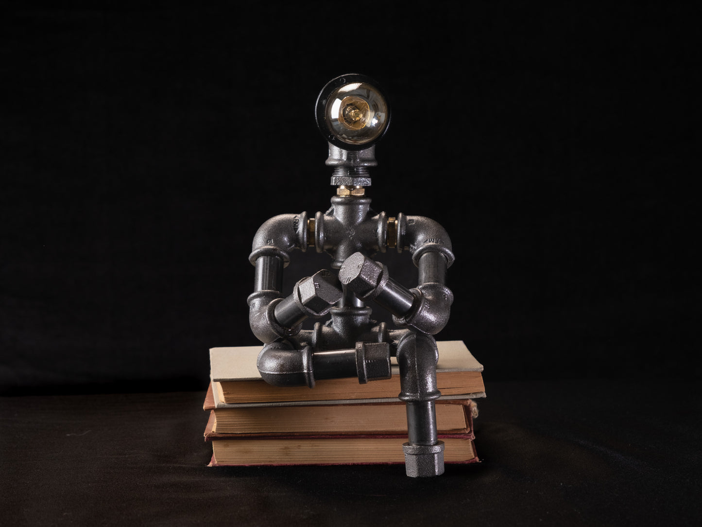 "Bücherwurm" Tischlampe