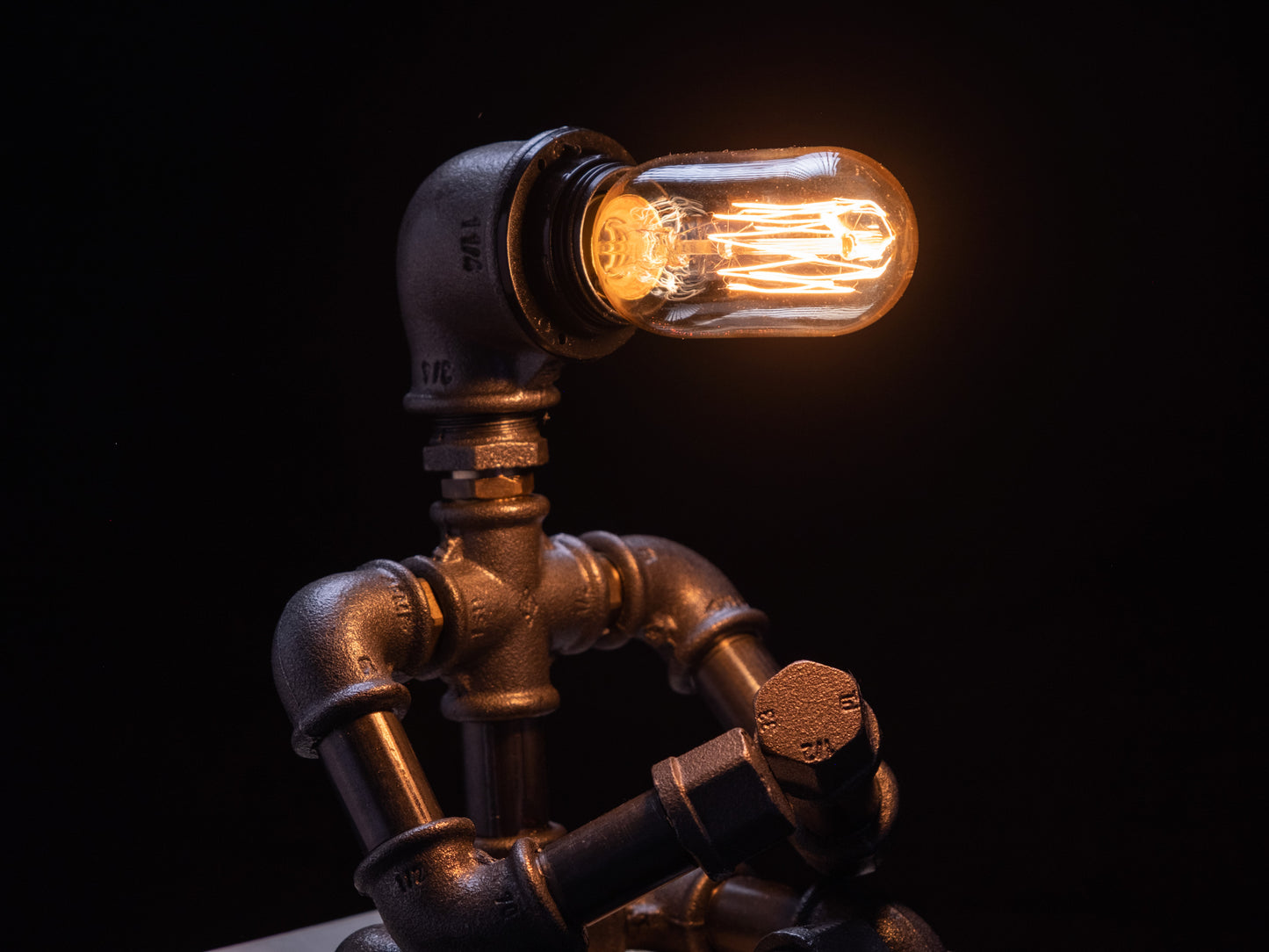 "Bücherwurm" Tischlampe