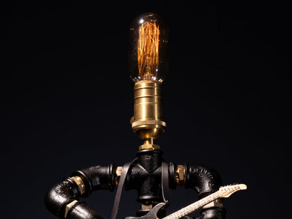 Gitarrist Steampunk Tischlampe