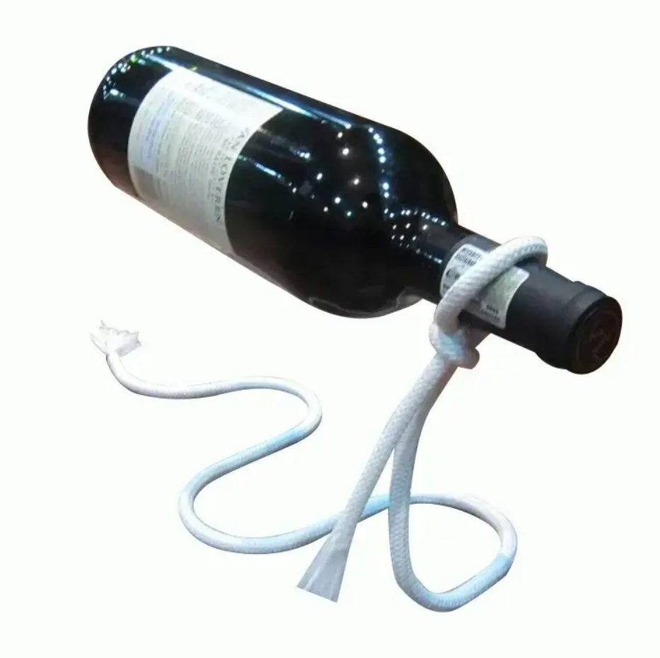 Weinflaschenhalter Seil