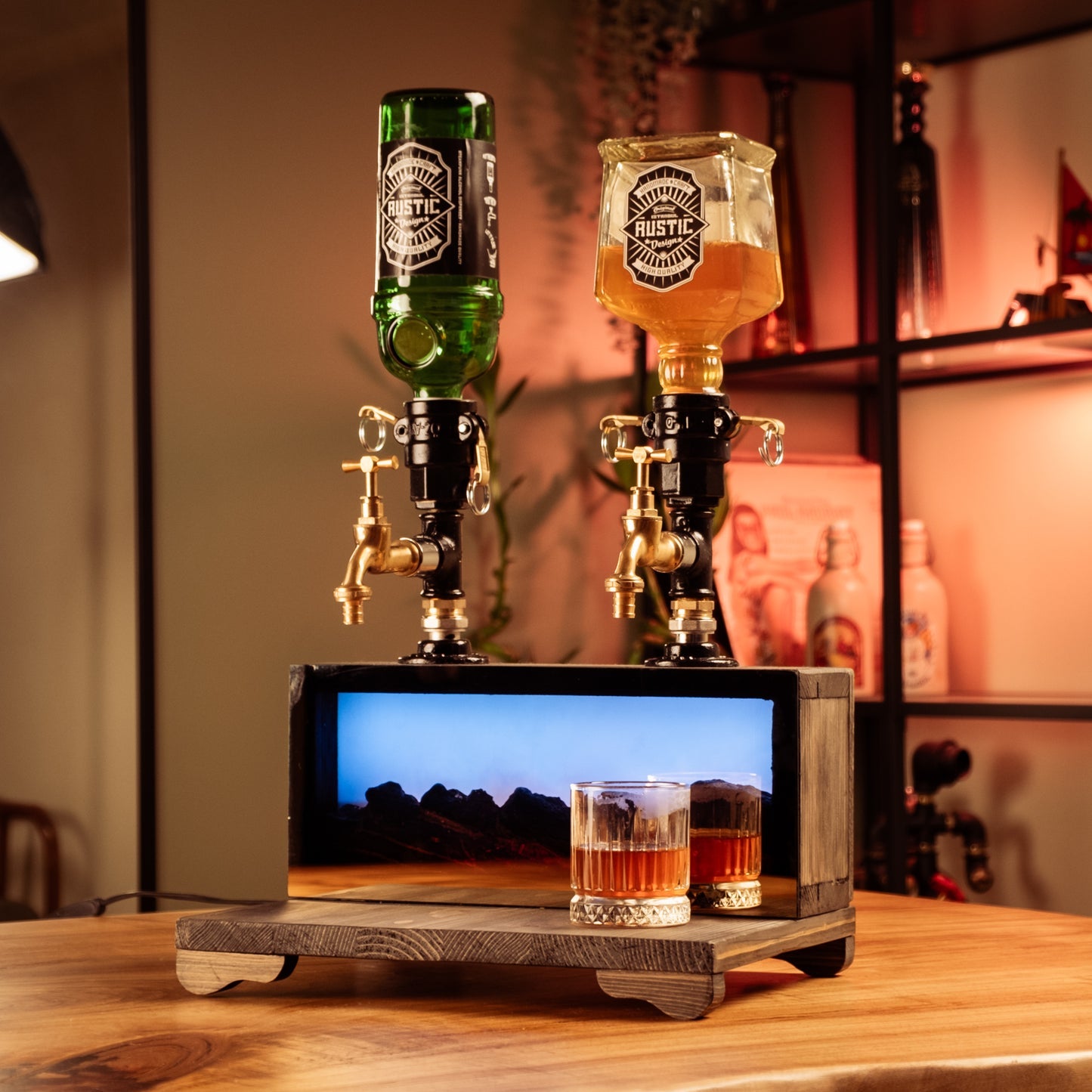 Vintage LED Kamin Spender