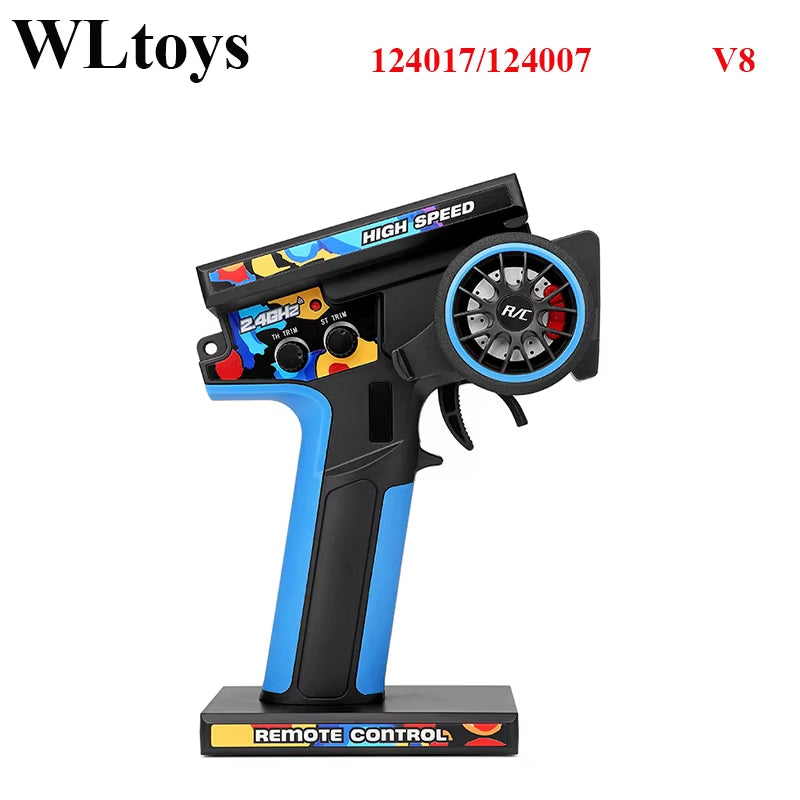 New 124017-V8 1/12 2.4G Racing RC Cars 4WD Brushless Motor 75Km/H High Speed Remote Control Off-Road Drift Toys for Aduit