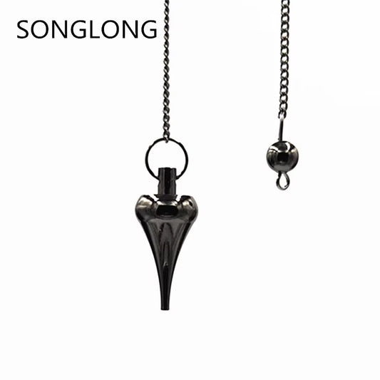 Metal Pendant Spirit Swing Divination Hypnosis Metal Brass Non-Crystal Metal Copper Pendulum Energy Therapy