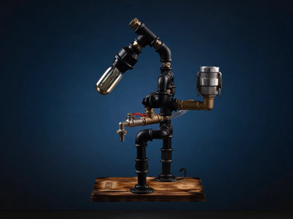 "Fire Department" Liquor Dispenser with Light
