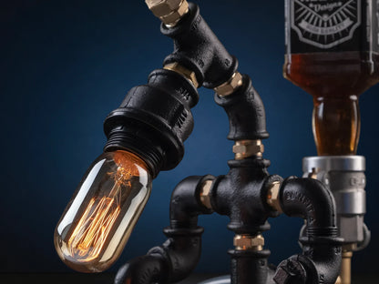 "Fire Department" Liquor Dispenser with Light