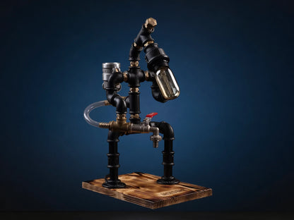 "Fire Department" Liquor Dispenser with Light